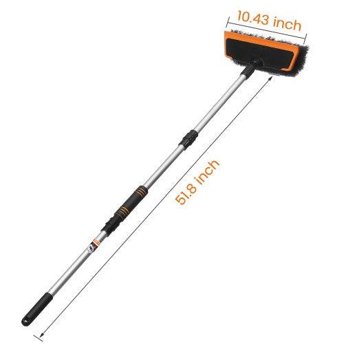 MATCC Long Handle Car Wash Brush with Squeegee Edge 10 MATCC Long Handle Car Wash Brush with Squeegee Edge 10